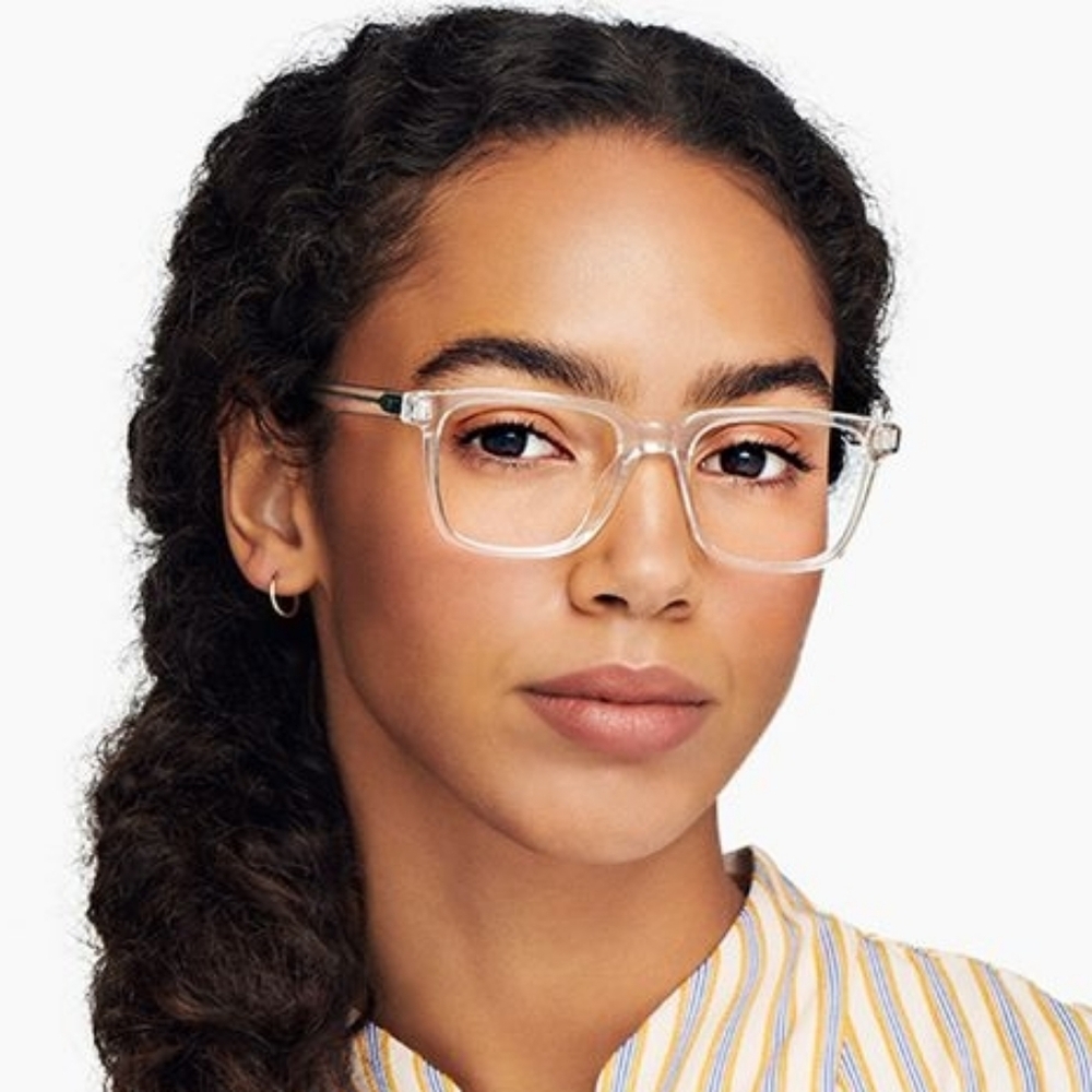 Warby Parker Nash 500 Clear Square Eyeglasses Designer Frames 55-17 145  Unisex